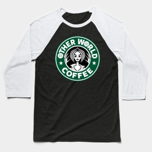 Otherworld Coffee Cute Spooky Horror Coffee Baseball T-Shirt
